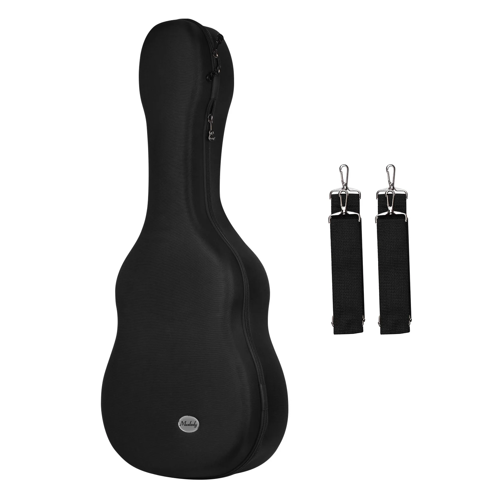 

Muslady 41 Inches Acoustic Guitar Gig Bag Lightweight Hardshell Carrying Case Fabric Exterior Plush Lining with Shoulder Straps