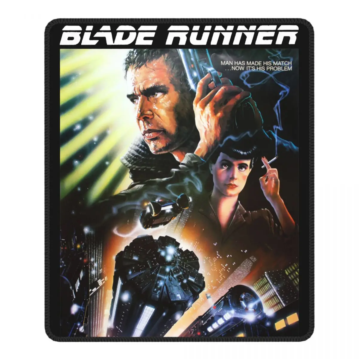 

Коврик для мыши Blade Runner V3, постер фильма, 1982, Kawaii, нескользящий, резиновый, для офиса, дома, декоративный коврик