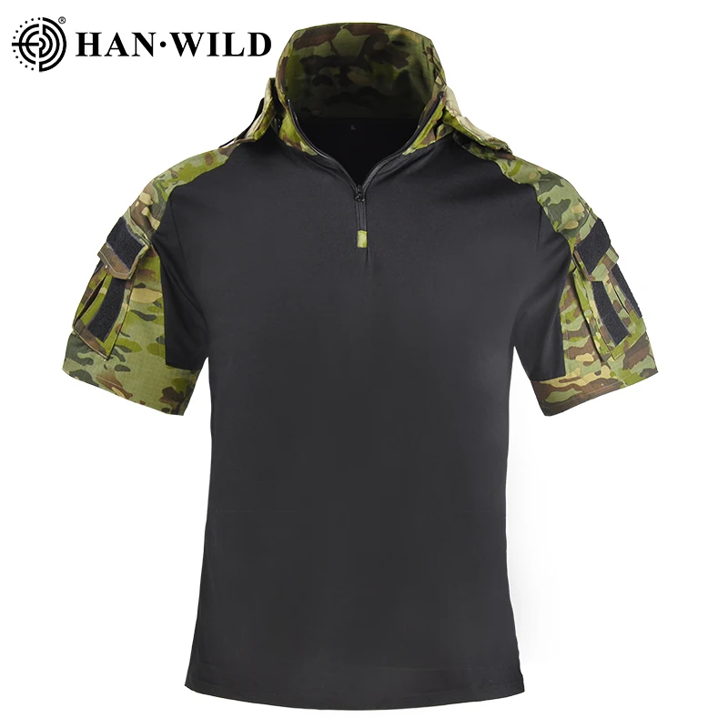 

Outdoor Sport Men Tactical T-Shirts Military Hiking Tee Shirt Special Army Loose Cotton Quick Dry Short Sleeve Solid Breathable
