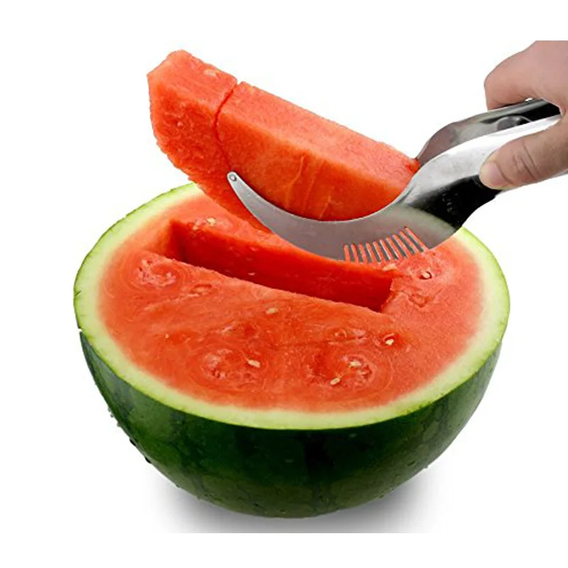 2 шт./компл. нержавеющая сталь Дыня слайсер с резьбой нож для резки фруктов корер