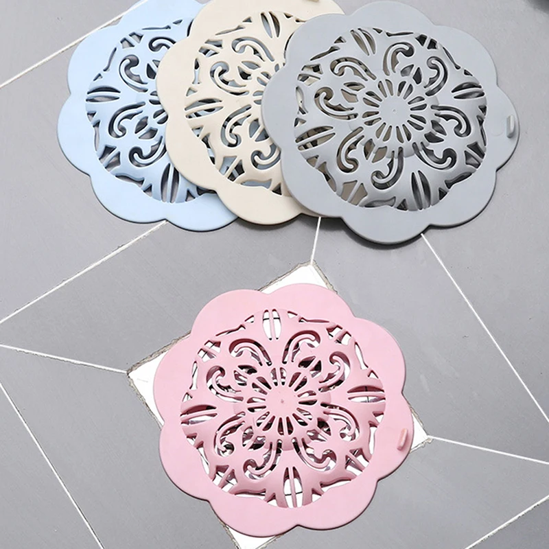 

2Pcs Bathroom Drain Hair Catcher Bath Stopper Plug Sink Strainer Filter Shower Hair Stopper Kitchen Bathroom Accessories