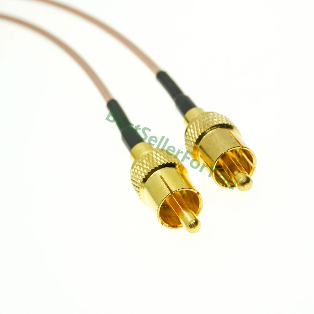 

RG316 CABLE RCA Male Plug To Rca Male RF Pigtail Caox Jumper Cable