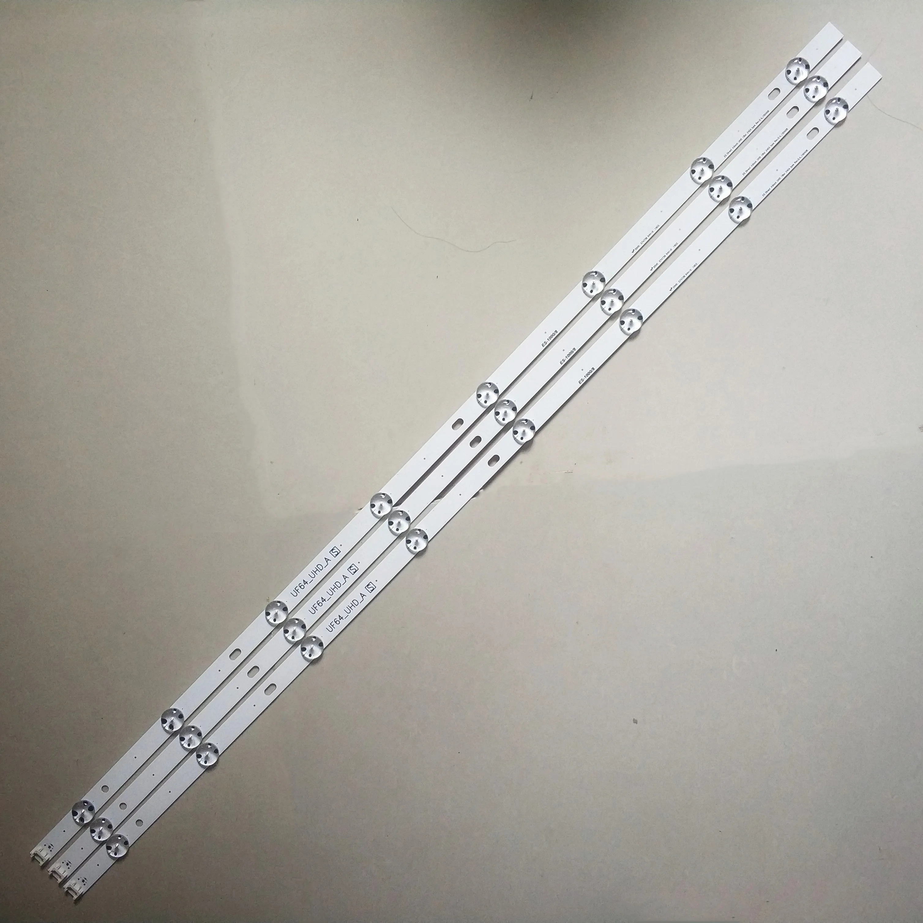 (Новый комплект) 3 шт. 8 светодиодный 850 мм лента для подсветки LG 43 uh6030 43UF640 экран