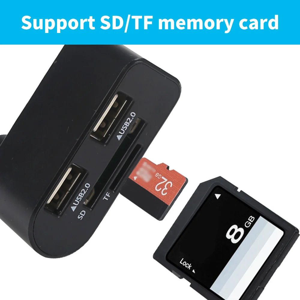 Высокоскоростной 3-портовый USB-разветвитель 2 0 вращающийся для настольного