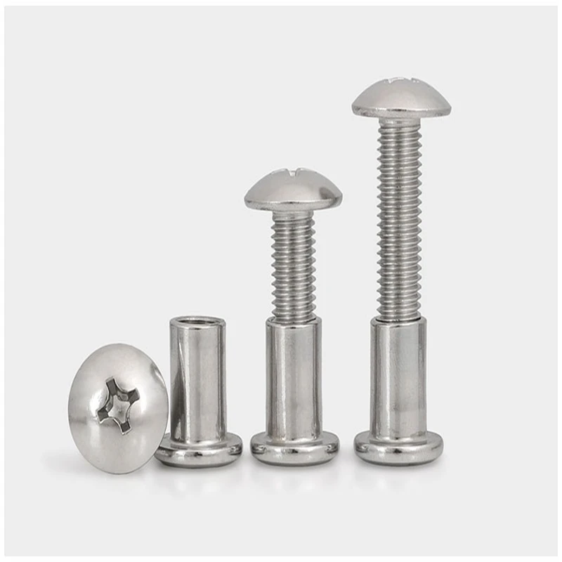 Big flat head splint to lock butt screws and rivets furniture children's bed connection M6M8 stainless steel | Обустройство дома