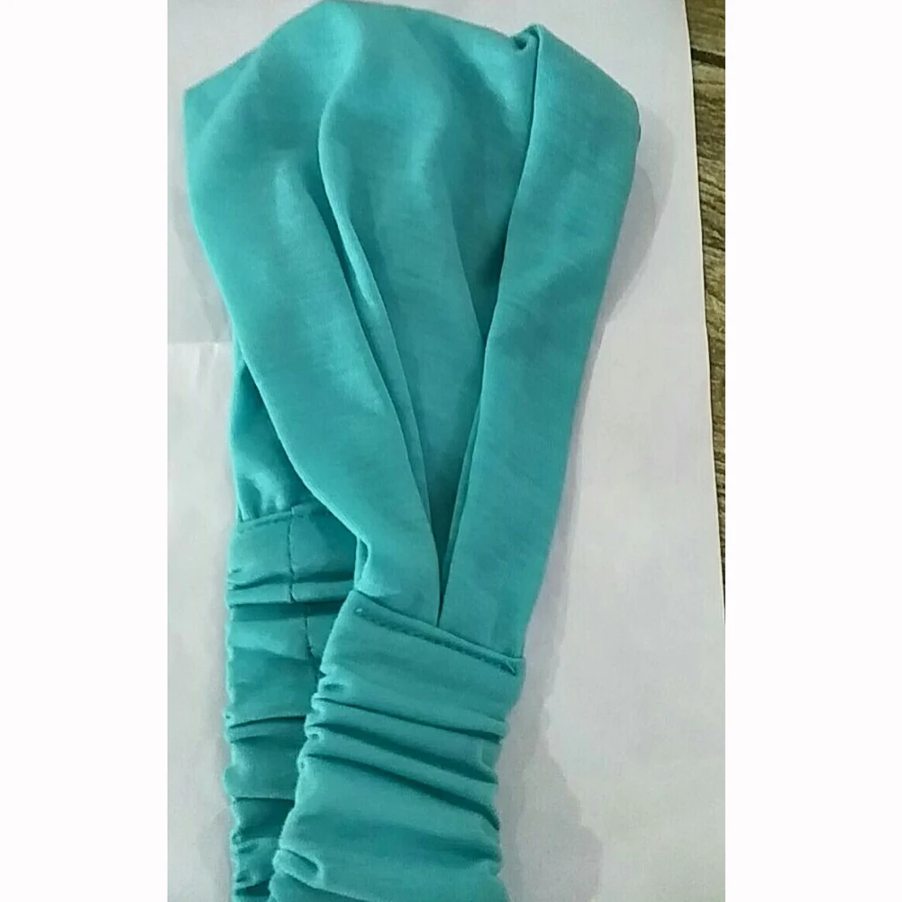 Женская хлопковая повязка на голову Спортивная эластичная для йоги тренажерного