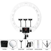 100w ring light professional 22inch bi color dimmable yidoblo fd 640ii ring lamp with tripod photo studio light remote control