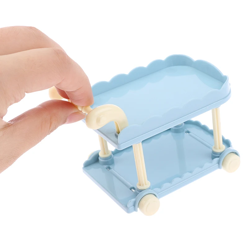 

1PC 1/12 Dollhouse Miniature Plastic Dining Car Model For Dollhouse Decoration Doll House Accessories
