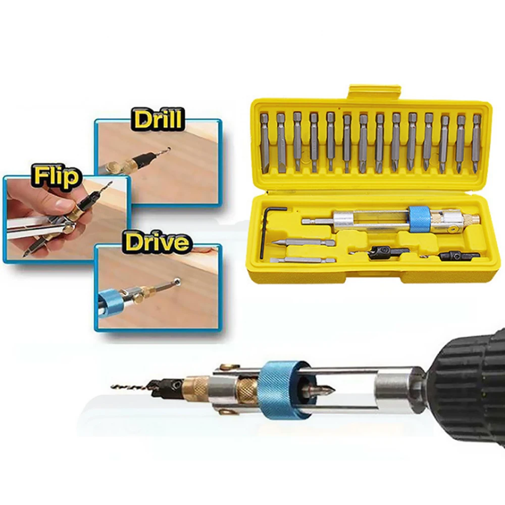 Набор многофункциональных отверток 20 шт. Высокоскоростная сталь 16 видов насадок