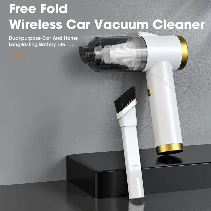 

9000Pa Wireless Car Vacuum Cleaner Cordless Handheld Auto Vacuum Home & Car Dual Use Q8 120W Car Wireless Vacuum