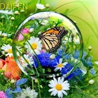 Алмазная вышивка с круглыми пузырями, картина 5D 