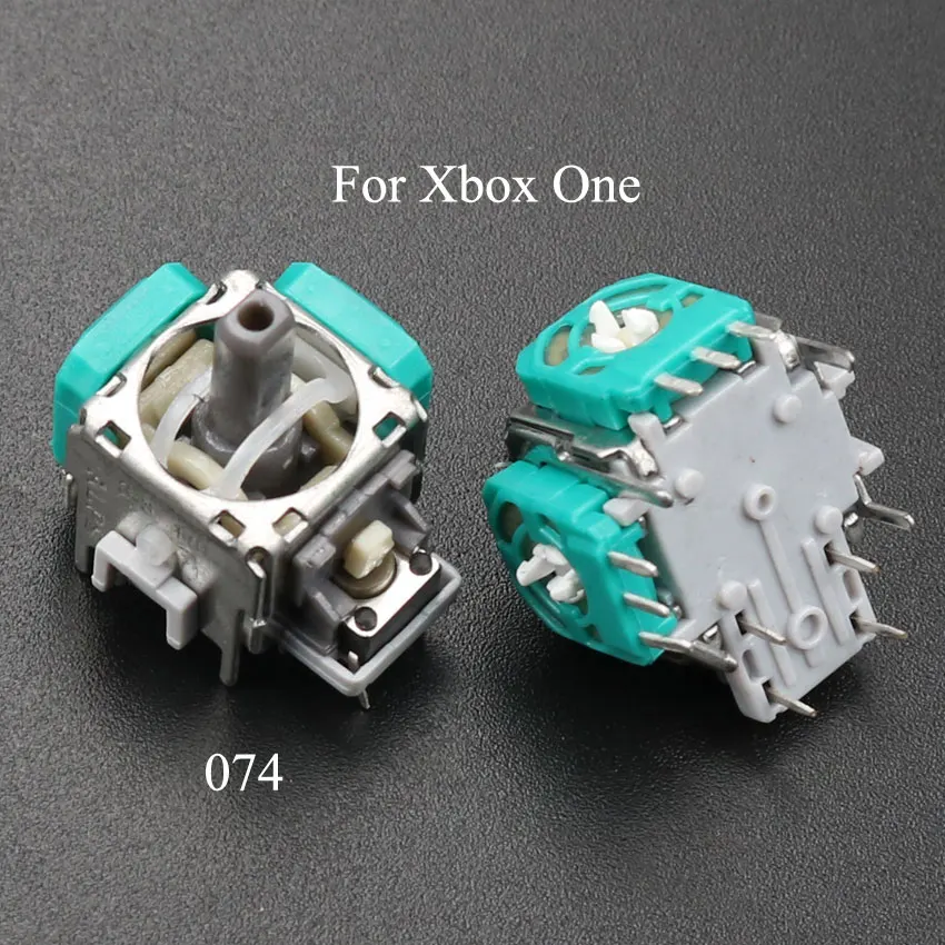 XboxOne Green 2 шт. OEM 3D аналоговый джойстик ручки 3 4Pin для sony Dualshock 4 3 2 PS2 PS3 PS4 Xbox One 360 контроллер замена - Цвет: XboxOne Green
