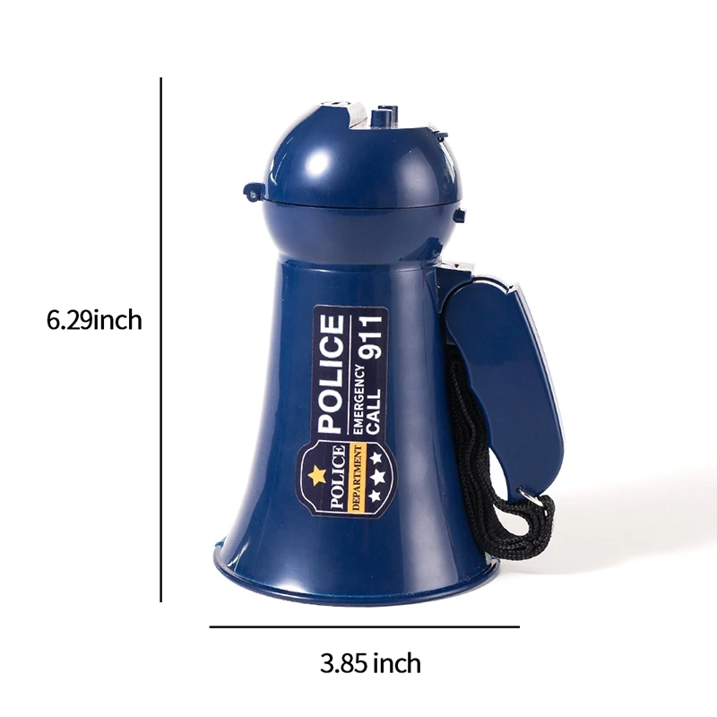 Портативный детский мегафон с роговым динамиком для ролевых игр изображением