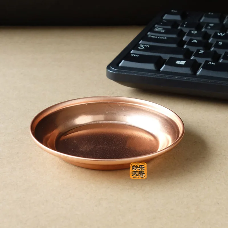 Медная декоративная тарелка Мини бонсай цветочный горшок декоративный поднос