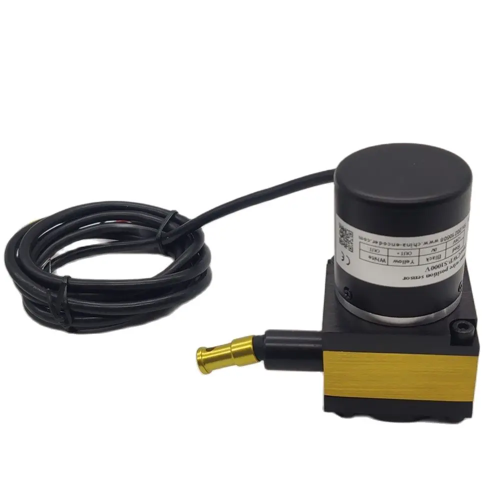 CALT 1000mm Range Draw Wire Displacement Sensor Linear Rope Encoder String Pot Potentiometer Type Hot On Sale