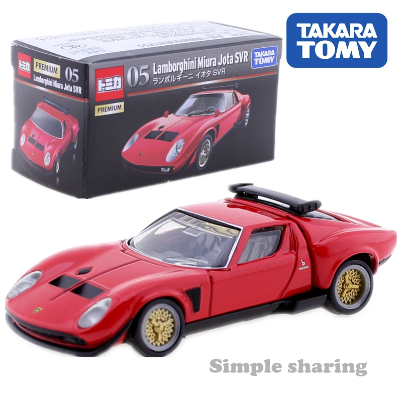 Takara Tomica Premium No.05 Lamborghini Miura Jota SVR весы 1/61 автомобильные популярные детские игрушки