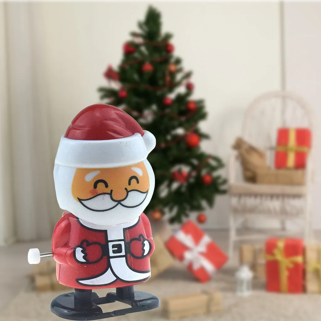 Рождественский снеговик украшение Заводной подарок ветряная игрушка забавная