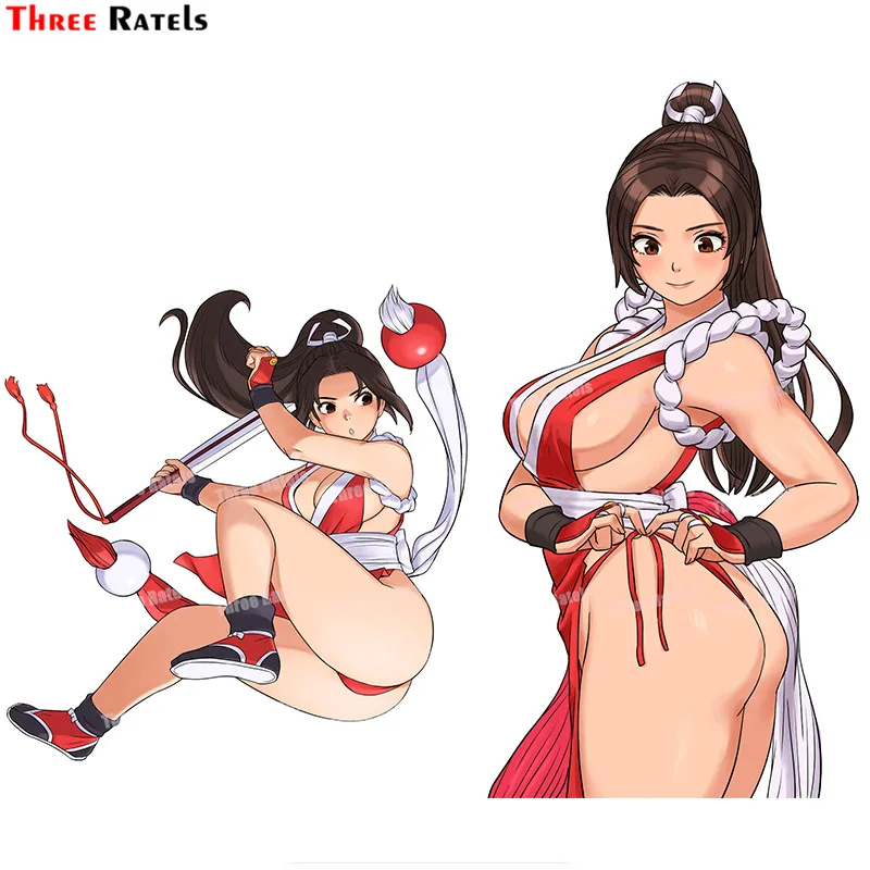 

Three Ratels A294 Car Decals For Shiranui Mai The Fighters Motorcycle Stickers Car Accessories With Waterproof Protected