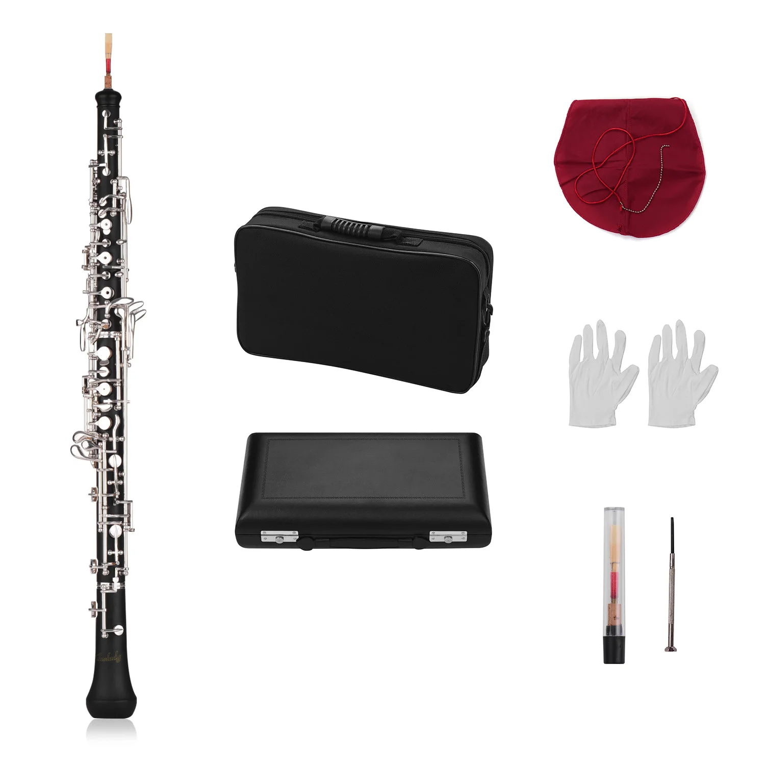 Muslady Professional Oboe C Key полуавтоматический стиль посеребренные ключи инструмент для