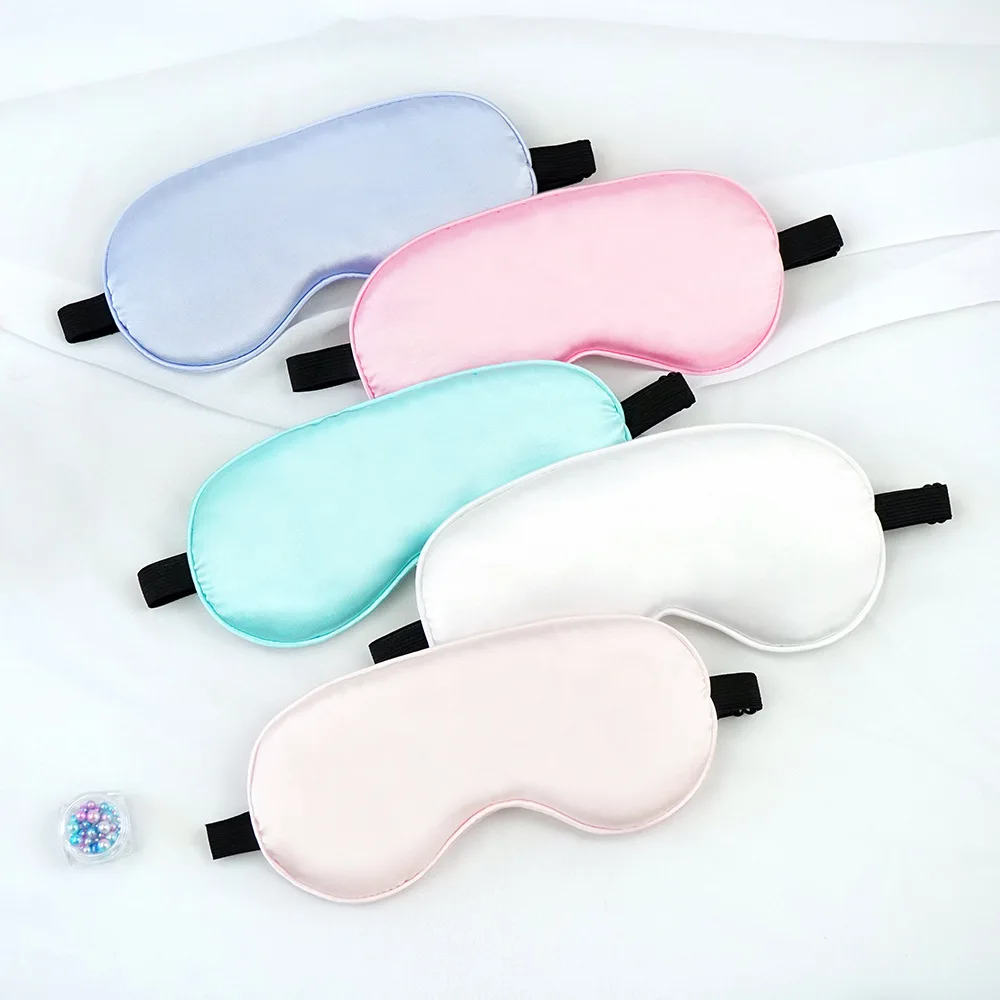 

Sleep Mask Silk Eye Cover Silk Sleep Dream Night Mask Eye Bandage Sort Blindfold For Women Men Nap Relax Travel Band Aid Goggles