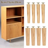 4pcs solid wood furniture leg table feets wooden cabinet table legs fashion furniture hardware replacement for sofa bed