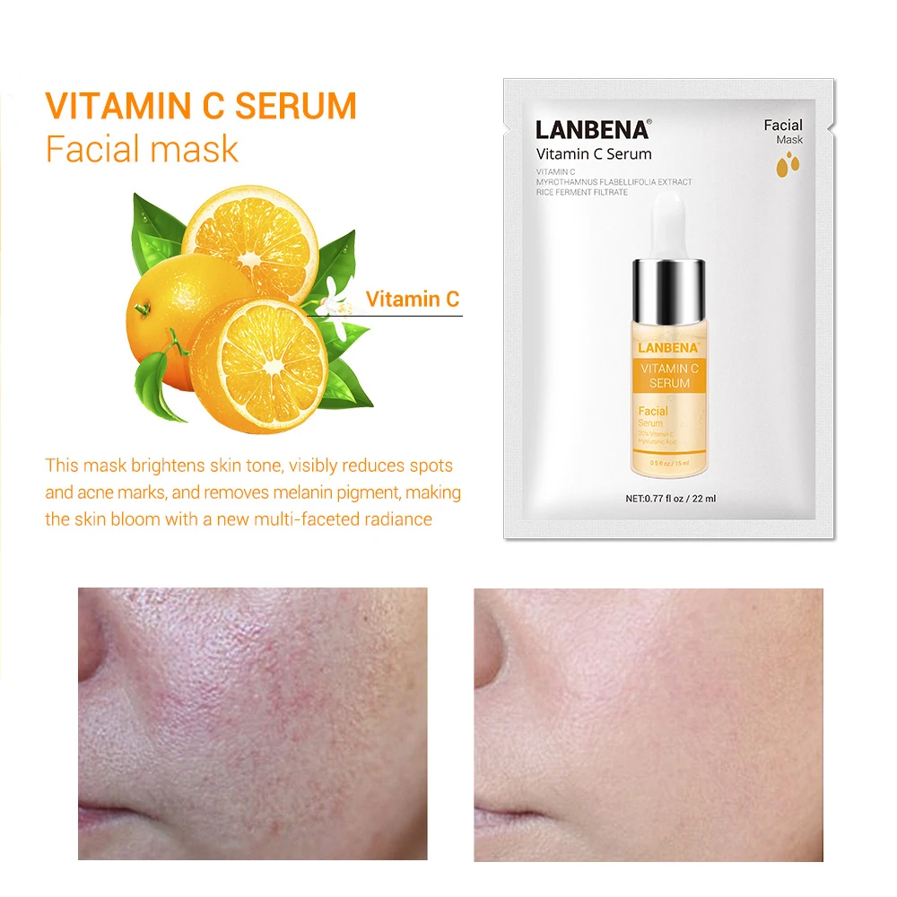 Vitamina C маска для лица патчи для глаз сыворотка для лица уход за лицом Серия для ухода за кожей лица маска крем для лица маска для глаз Сыворотка отбеливающая крем для лица маски для ухода за лицом наборы красоты