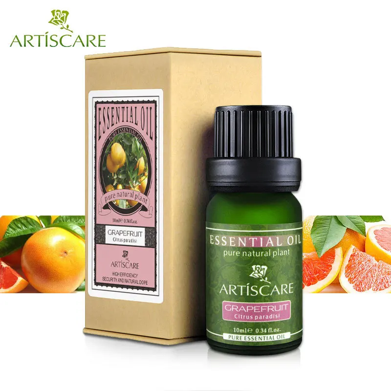 ARTISCARE чистое эфирное масло грейпфрута 10 мл массажное для акне глубокое очищение