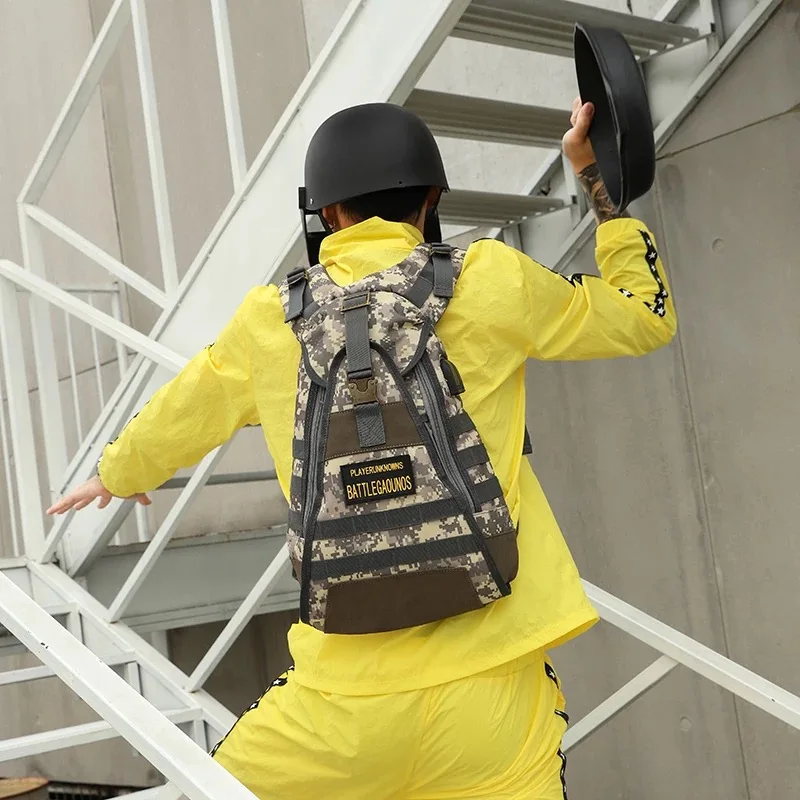 Playerunknown's боя PUBG Победитель Куриный Ужин Level1 3 рюкзак инструктора мульти