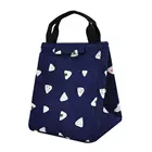 Модный переносной Ланч-бокс в горошек, с термоизоляцией, сохраняет еду безопасно, теплые Ланч-боксы в полоску для девочек и женщин