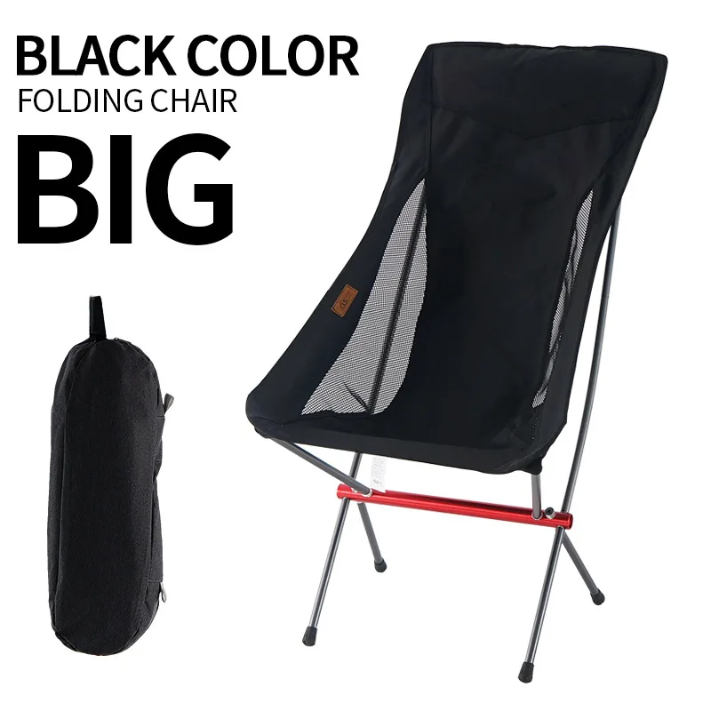 구매 접이식 캠핑 의자 경량 낚시 바베큐 의자 휴대용 비치 배낭 하이킹 피크닉 의자 여행 캠핑 공급