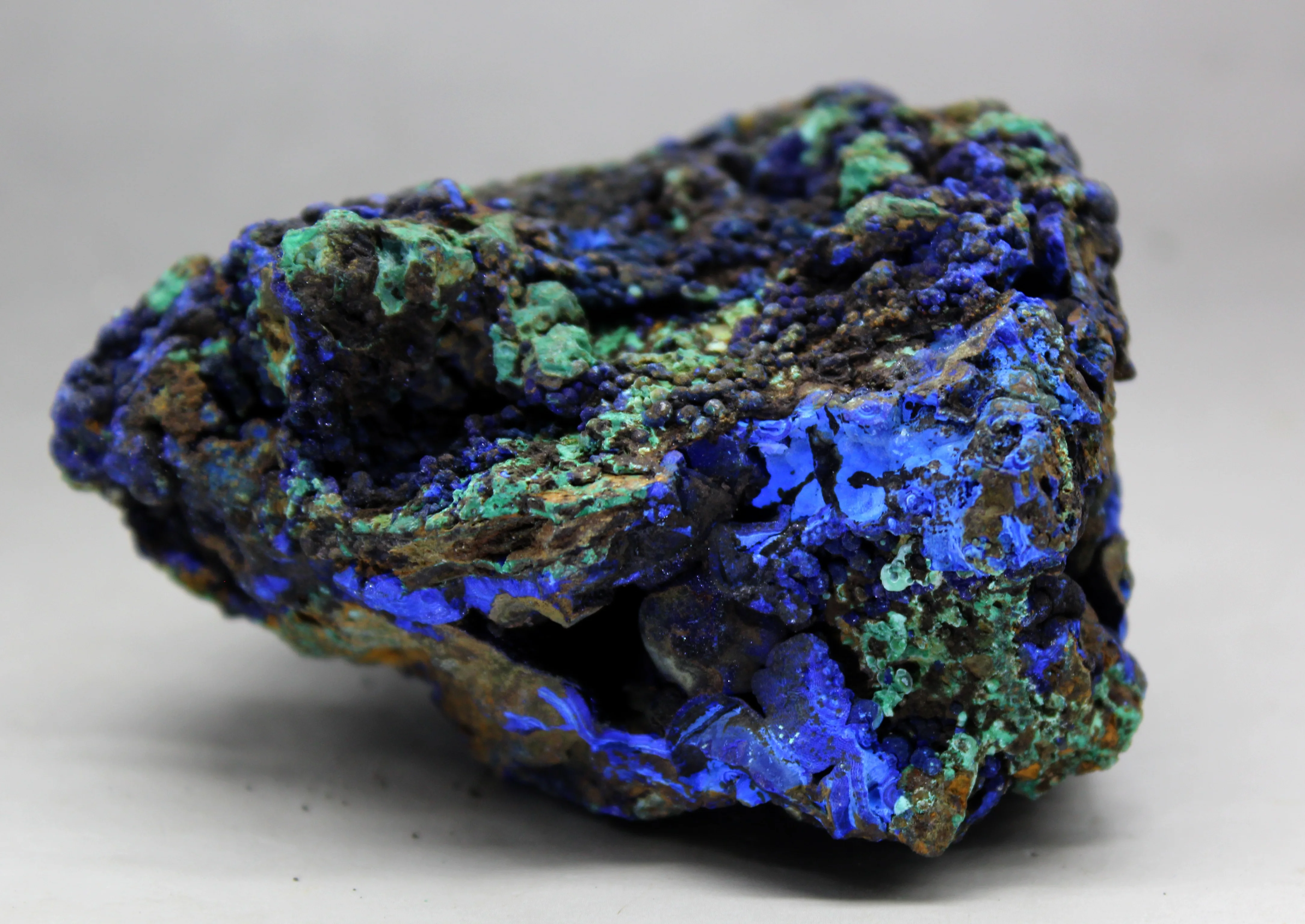 300 г натуральный Азурит и Малахитовый симбиотический минеральный хрустальные