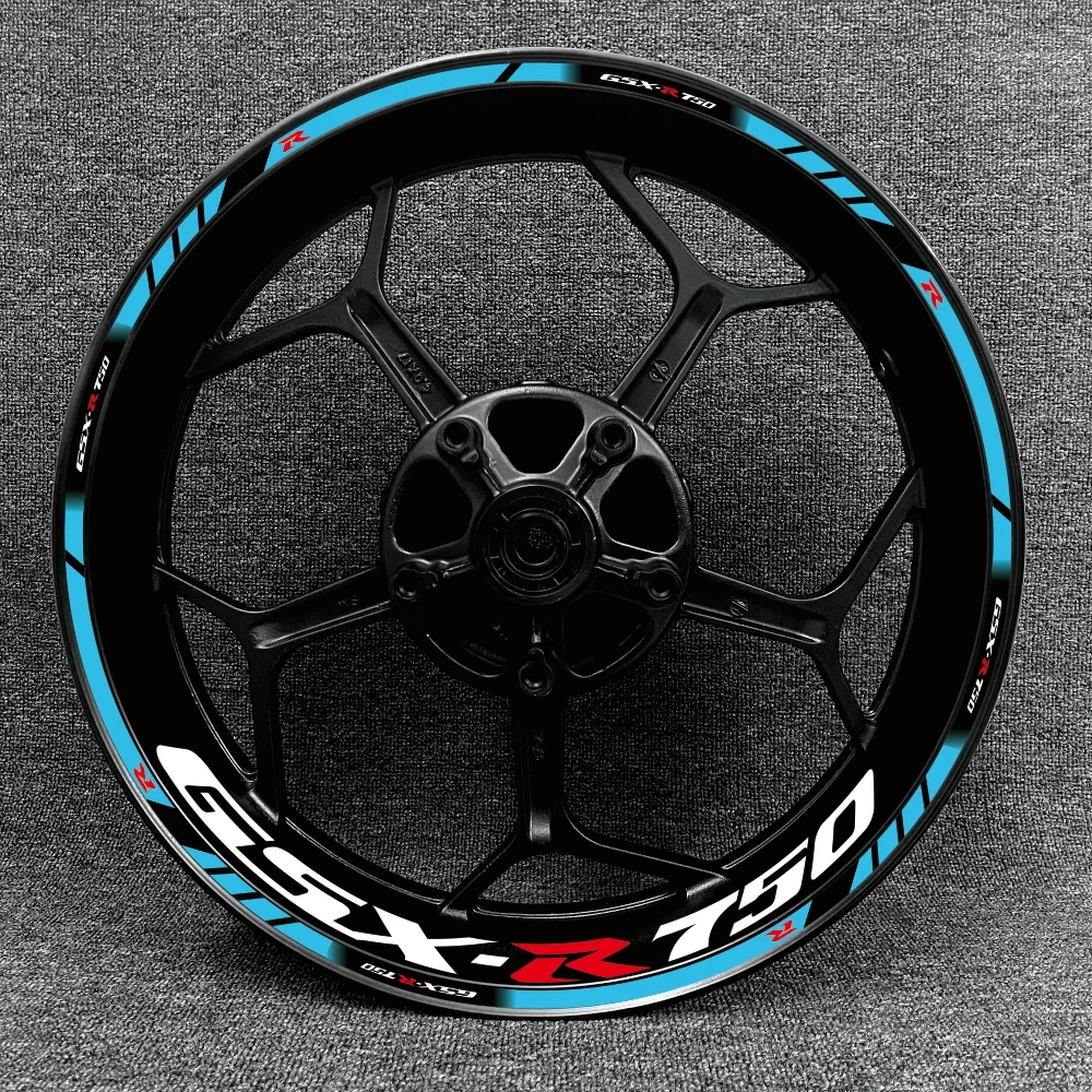 Для мотоцикла Suzuki с логотипом 17 дюймов наклейка на ступицу колеса декоративный