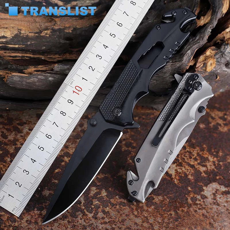

5CR15MOV Military Folding High Hardness Tactical Knife Survival Hunting Camping Quick Open Sharp Blade Knifes Multi Tools