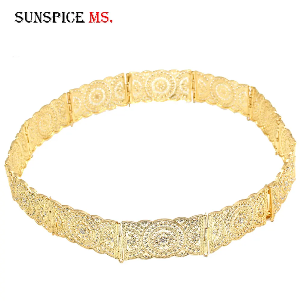 SUNSPICE-MS Morocco Cafan Свадебный ремень круглый металлический цепной ремень на талию для женщин Золотой Серебряный цвет золотистый пояс подарок