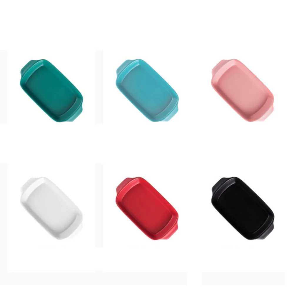 Прямоугольный поднос для выпечки практичная Бытовая тарелка модель домашней