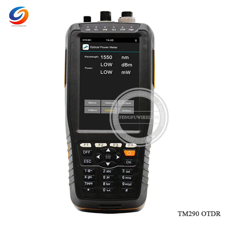 2020 Лидер продаж TM290 mini Smart OTDR 1310/нм с сенсорным экраном VFL/OPM/OLS оптический временной