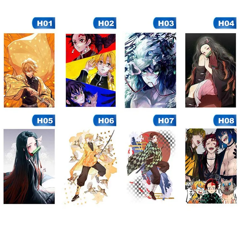 Постер из аниме рассекающий демонов винтажные постеры крафт бумаги в стиле no Yaiba