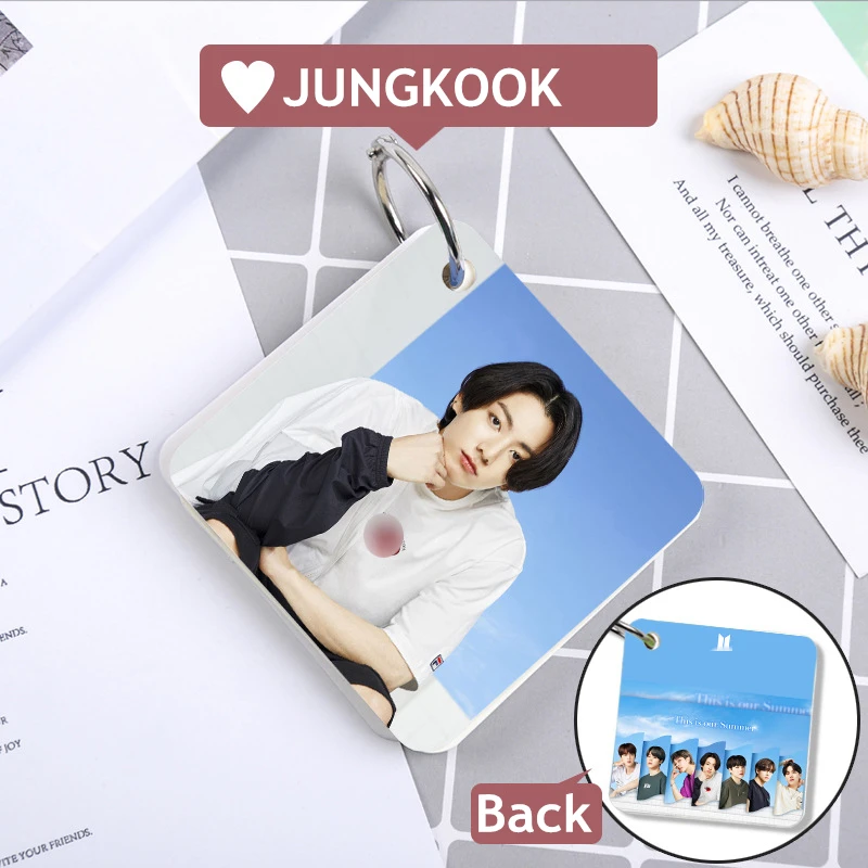 Оптовая продажа карманных блокнотов с фотоколлажем Bangtan Boys 2021 года летнего времени.