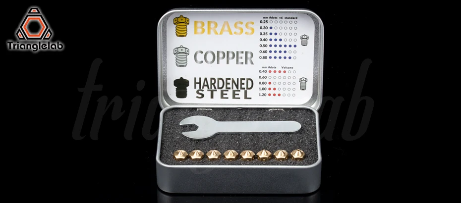 Trianglelab высокое качество V6 насадка для 3D принтеров hotend 4 шт./лот 3D принтер Насадка для E3D hotend titan экструдер prusa i3 mk3