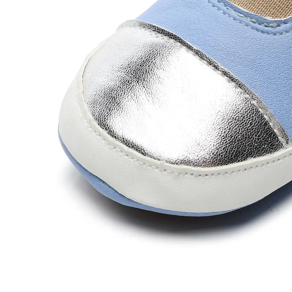 

Unisex rubber sole leather patchwork baby sneaker infant first walkere shoes leather shoes for boy toddler girl sheos loafer