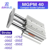 mgpm mgpm40 150z 175z 200z 250z 300z 350z 400z three axisthin rod cylinder compact guide with stable pneumatic