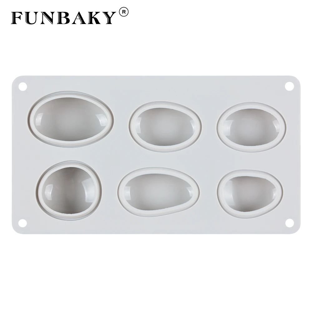 FUNBAKY 6 полости 3D Камень мыло, силиконовая форма формы для изготовления мыла DIY ручной работы ремесла формы антипригарные формы