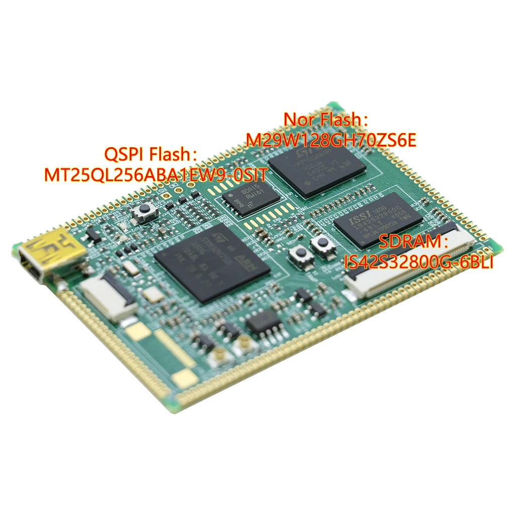 

Stm32h750xb Core Board with 32-bit SDRAM and QSPI RGB LCD Interface