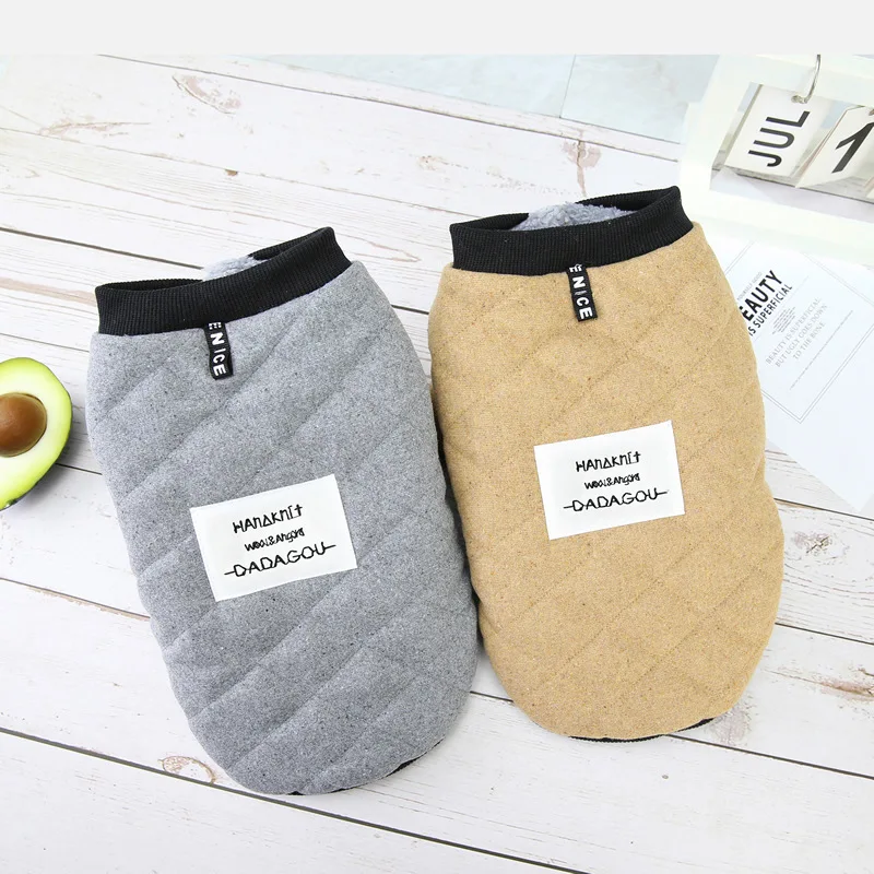 

Clothing For Cats Coat Jacket Dogs Accessories Two-Legged Cotton Pets Clothing Warm Winter Fashion French Bulldog Pug Luxury