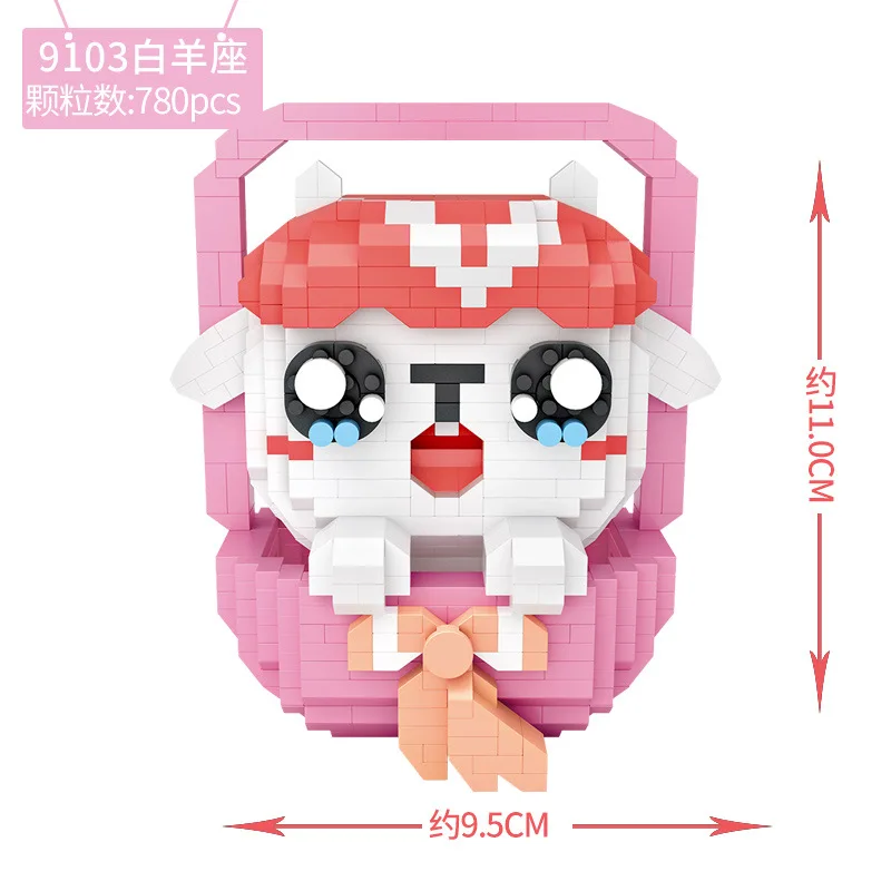

New arrive LOZ 9101-9112 Twelve Constellation diamond Building Blocks Microparticles Children's Day Toys for gifts