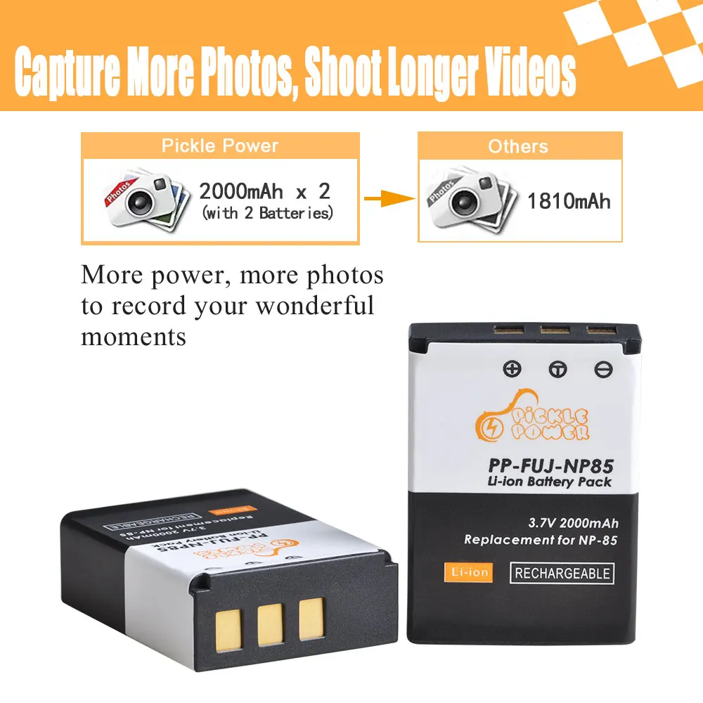 Аккумулятор NP 85 NP85 для Fujifilm FinePix S1 SL240 SL260 SL280 SL300 SL305 SL1000 NP170. зарядное устройство с