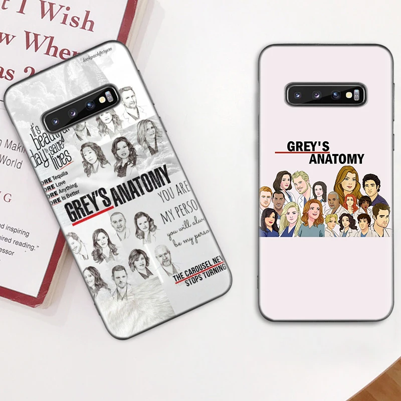 

Case for Samsung Galaxy S10 S20 FE 5G S8 S9 Plus S10e Soft Phone Coque Note 20 Ultra 10 Lite 9 8 Capas Grey Is Anatomy TV Show
