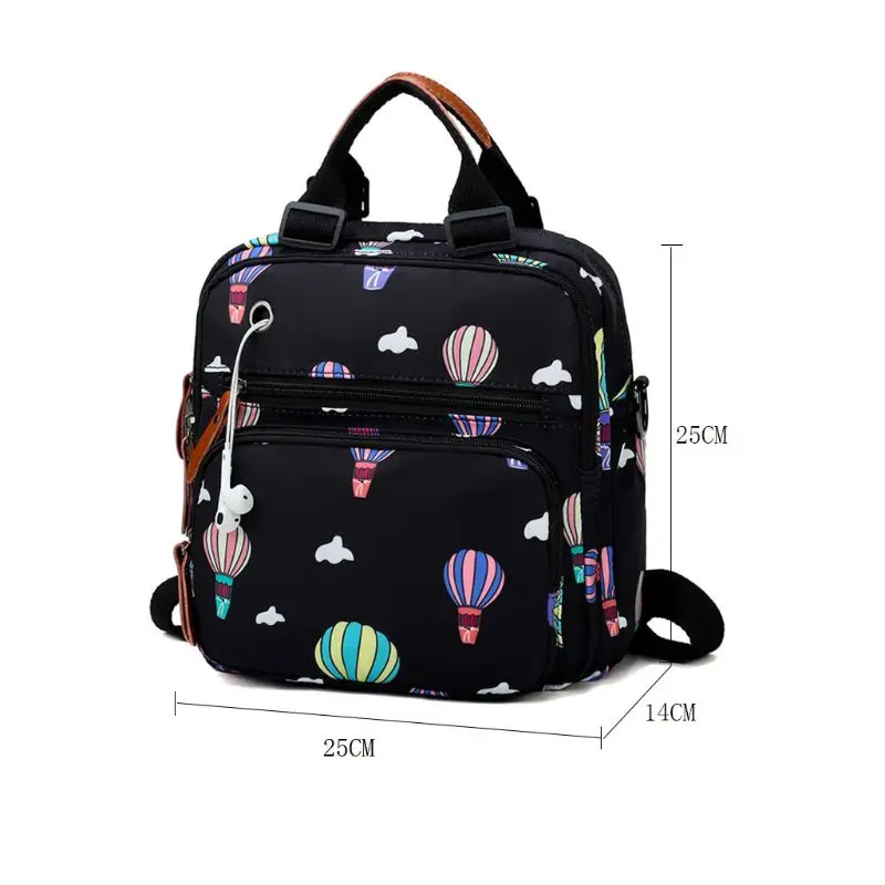 

H9ED Mummy Maternity Nappy Diaper Shoulder Bag Large Capacity Baby Travel Backpack Handbag