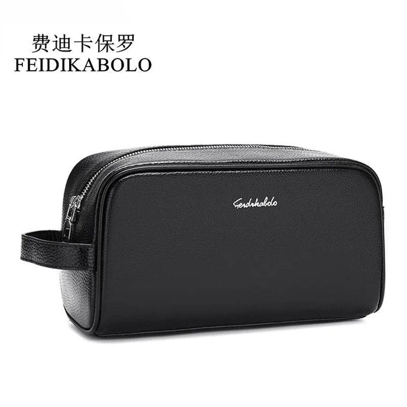 Брендовый мужской кошелек FEIDIKABOLO клатч из натуральной кожи длинный бумажник для