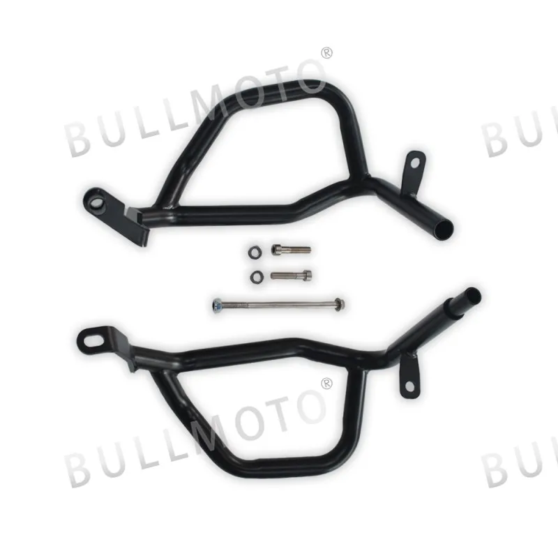 

For Honda CB 500X 2019 Black Protector Parts Artudatech Motorcycle Engine Guard Upper and Lower Crash Bar